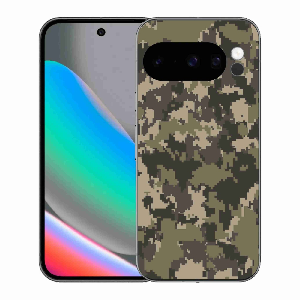 Zselés borítás mmCase a Google Pixel 10 Pro számára - terepszínű minta 12