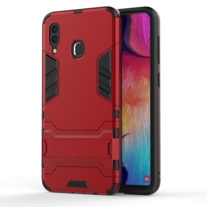 Guard hibrid tartós mobil tok Samsung Galaxy A30 / A20 készülékhez - piros