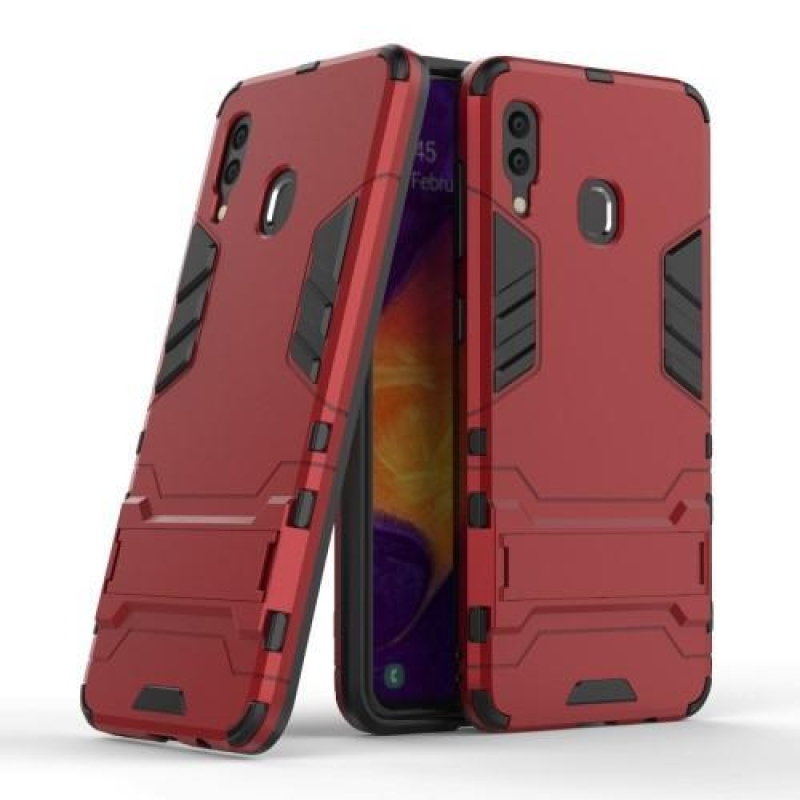 Guard hibrid tartós mobil tok Samsung Galaxy A30 / A20 készülékhez - piros