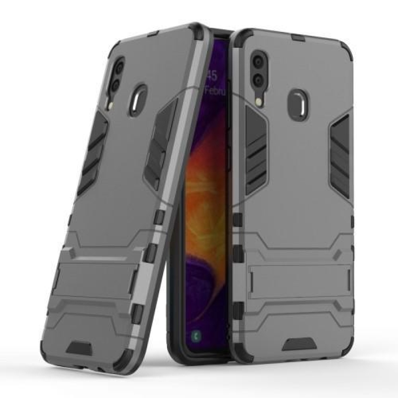 Guard hibrid tartós mobil tok Samsung Galaxy A30 / A20 készülékhez - szürke