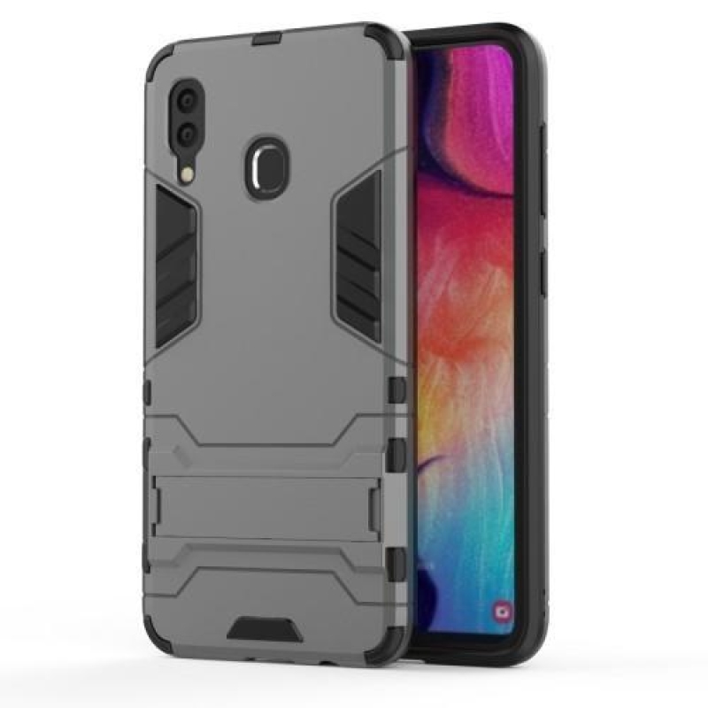 Guard hibrid tartós mobil tok Samsung Galaxy A30 / A20 készülékhez - szürke