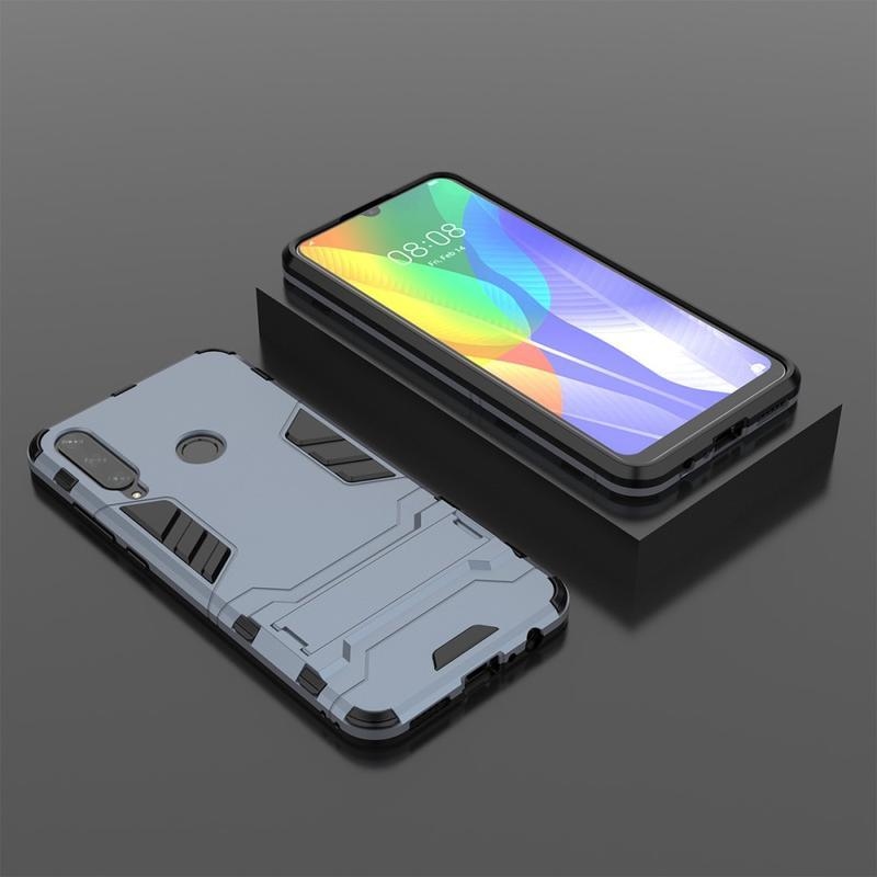 Guard tartós hibrid védőburkolat Huawei Y6p készülékhez - kék