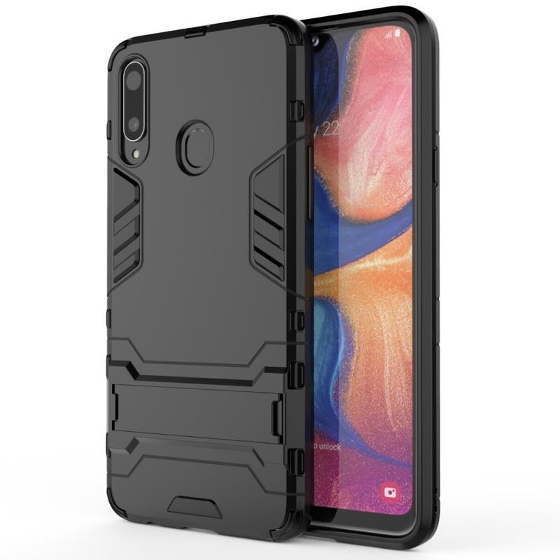 Guard tartós hibrid borítás Samsung Galaxy A20s készülékhez - fekete