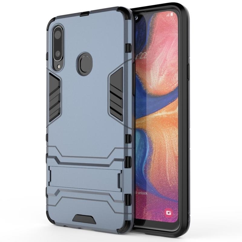 Guard tartós hibrid borítás Samsung Galaxy A20s készülékhez - kék