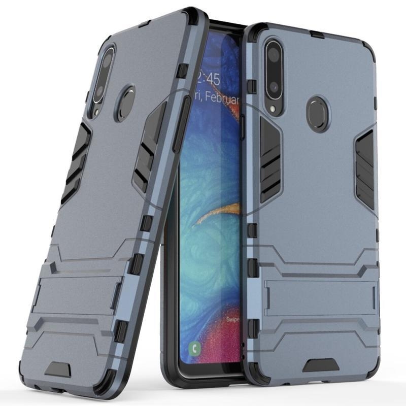 Guard tartós hibrid borítás Samsung Galaxy A20s készülékhez - kék