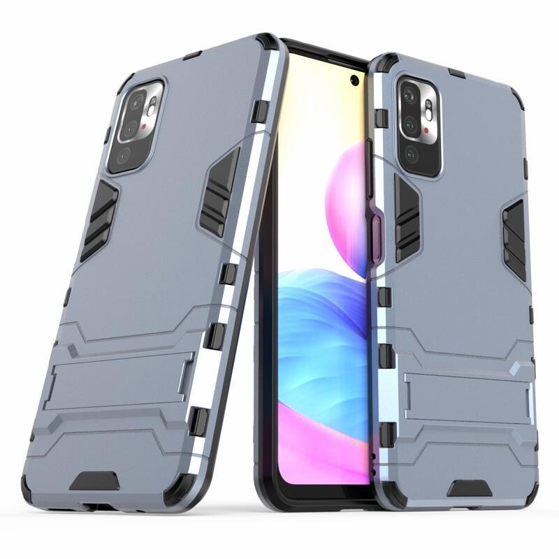 Guard tartós hibrid védőburkolat Xiaomi Redmi Note 10 5G/Poco M3 Pro 4G/5G készülékhez - kék