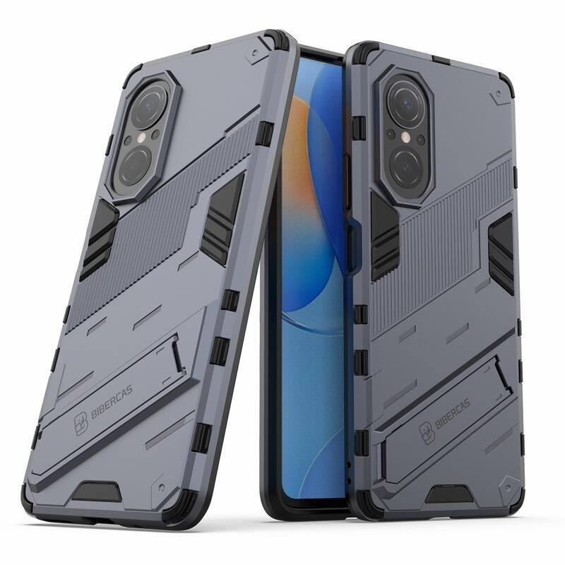 Armory tartós hibrid borító felhajtható állvánnyal Huawei Nova 9 SE-hez - sötétkék