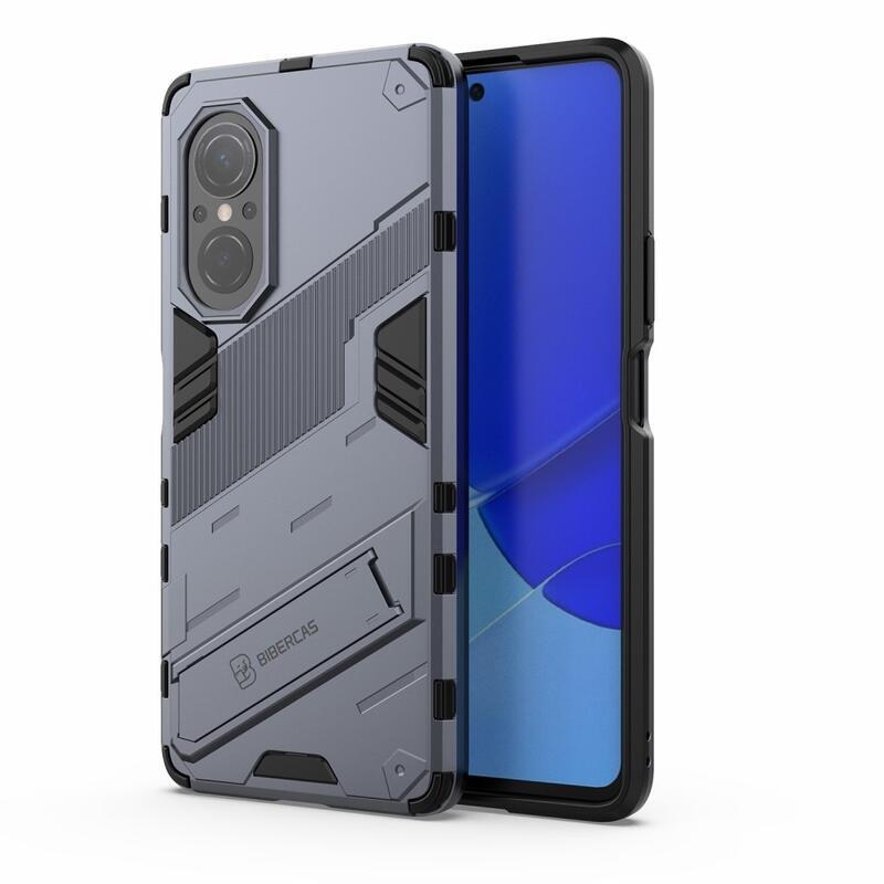 Armory tartós hibrid borító felhajtható állvánnyal Huawei Nova 9 SE-hez - sötétkék