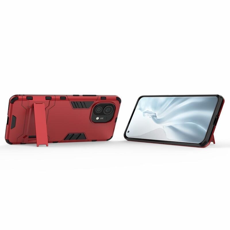 Guard tartós hibrid tok a Xiaomi Mi 11-hez - piros