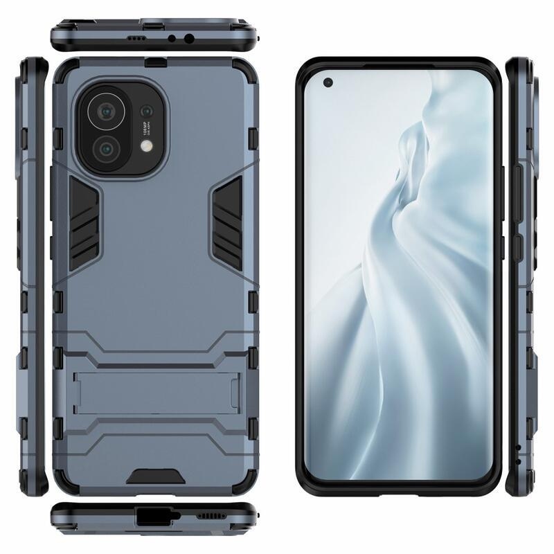 Guard tartós hibrid tok Xiaomi Mi 11-hez - kék