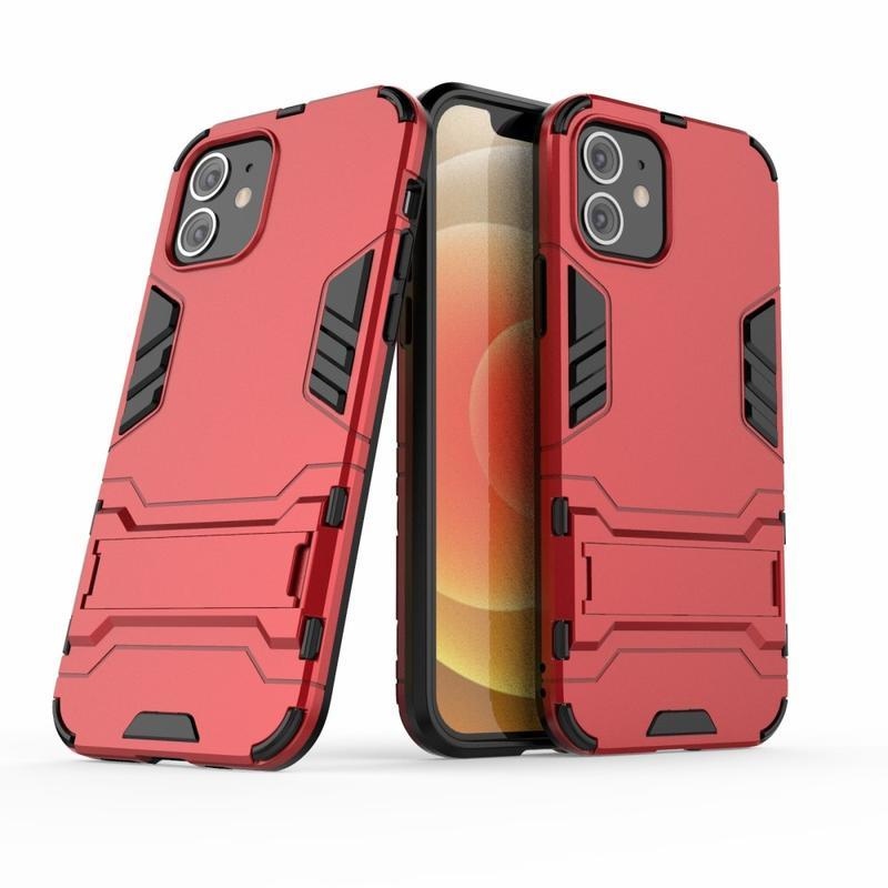 Guardy hibrid tartós borító iPhone 12 Pro/12 készülékhez - piros