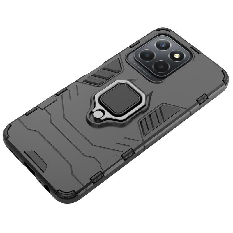 Guardy Tartós hibrid borító a Honor X8 5G/Honor 70 Lite 5G készülékhez - Fekete