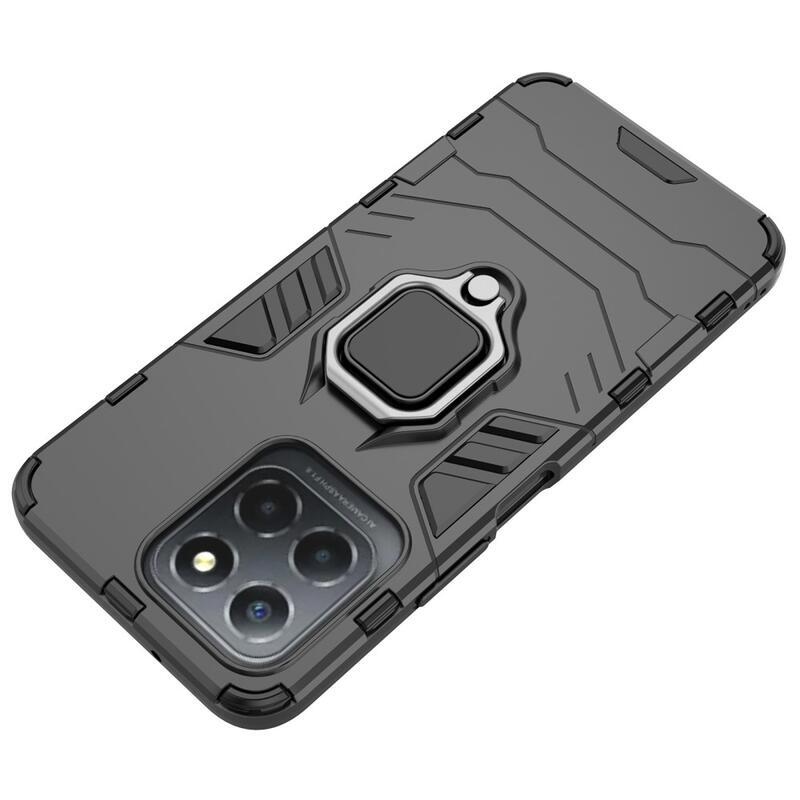 Guardy Tartós hibrid borító a Honor X8 5G/Honor 70 Lite 5G készülékhez - Fekete