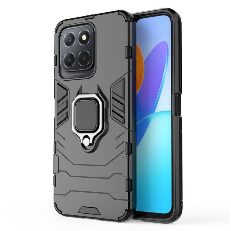 Guardy Tartós hibrid borító a Honor X8 5G/Honor 70 Lite 5G készülékhez - Fekete