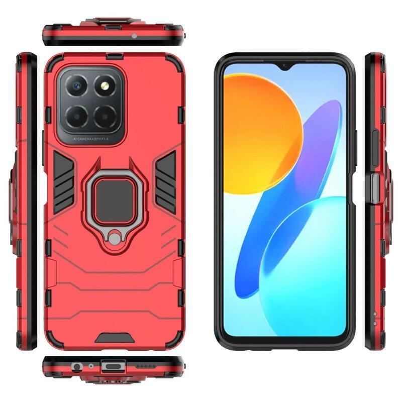 Guardy Tartós hibrid borító a Honor X8 5G/Honor 70 Lite 5G készülékhez - Piros