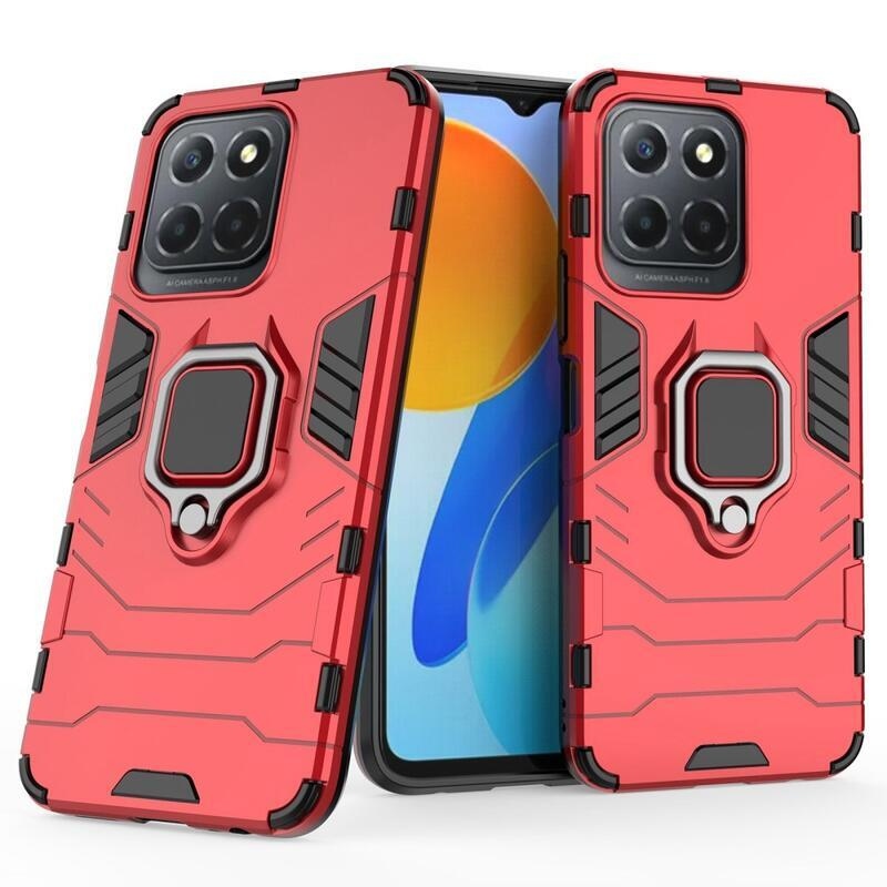 Guardy Tartós hibrid borító a Honor X8 5G/Honor 70 Lite 5G készülékhez - Piros