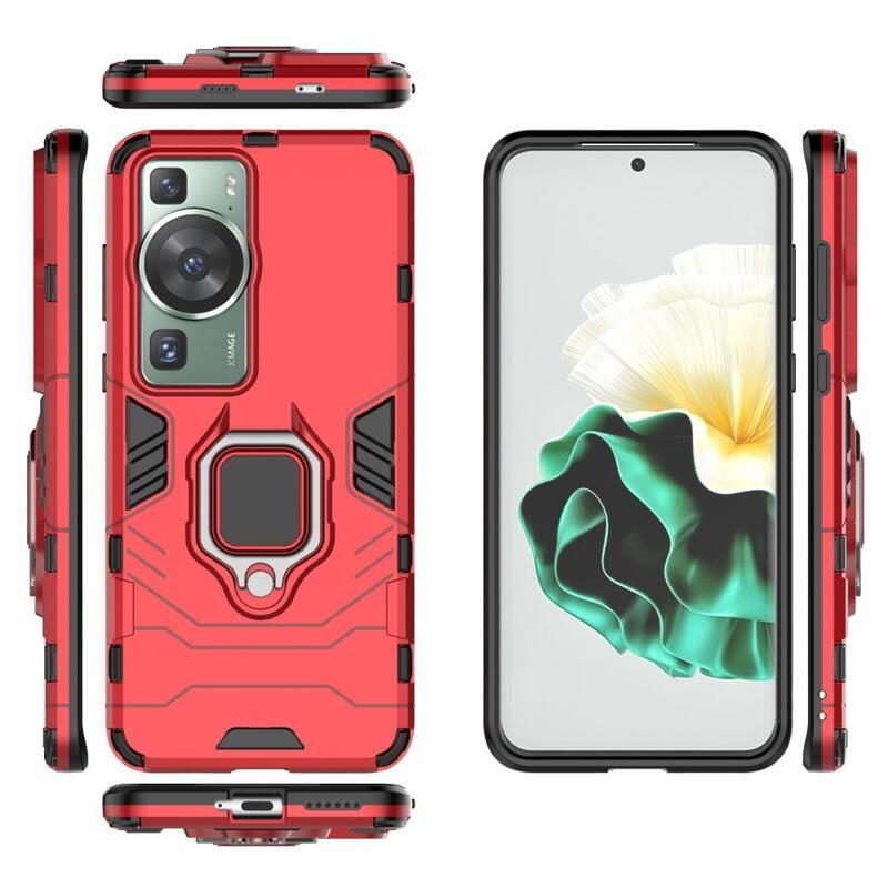 Guardy tartós hibrid borító Huawei P60 Pro készülékhez - piros