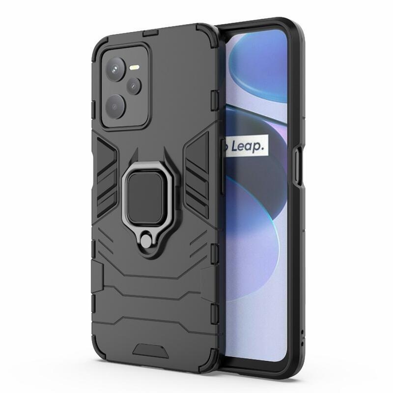 Guardy tartós hibrid mobiltelefon borító Realme C35 - fekete