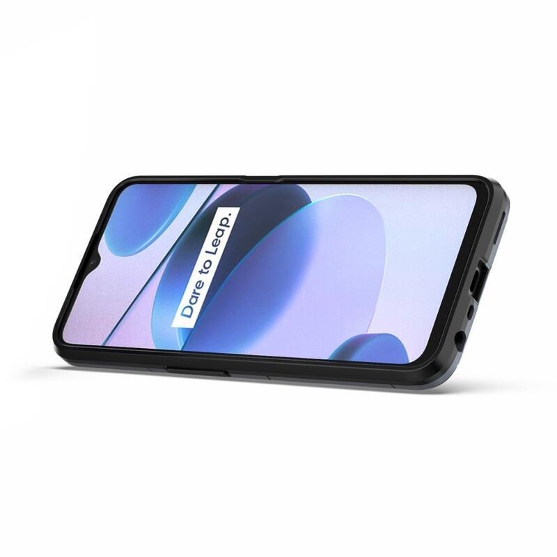 Guardy tartós hibrid mobiltelefon borító Realme C35 - kék