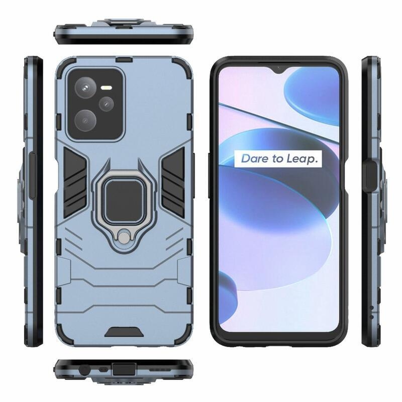 Guardy tartós hibrid mobiltelefon borító Realme C35 - kék