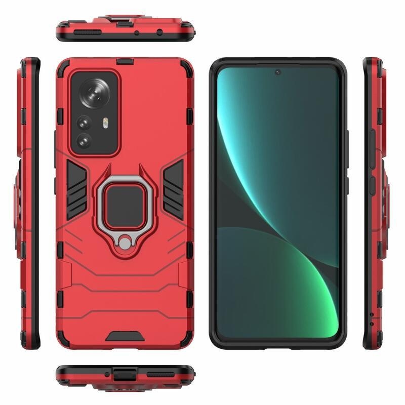 Guardy tartós hibrid borító Xiaomi 12 Pro-hoz - piros