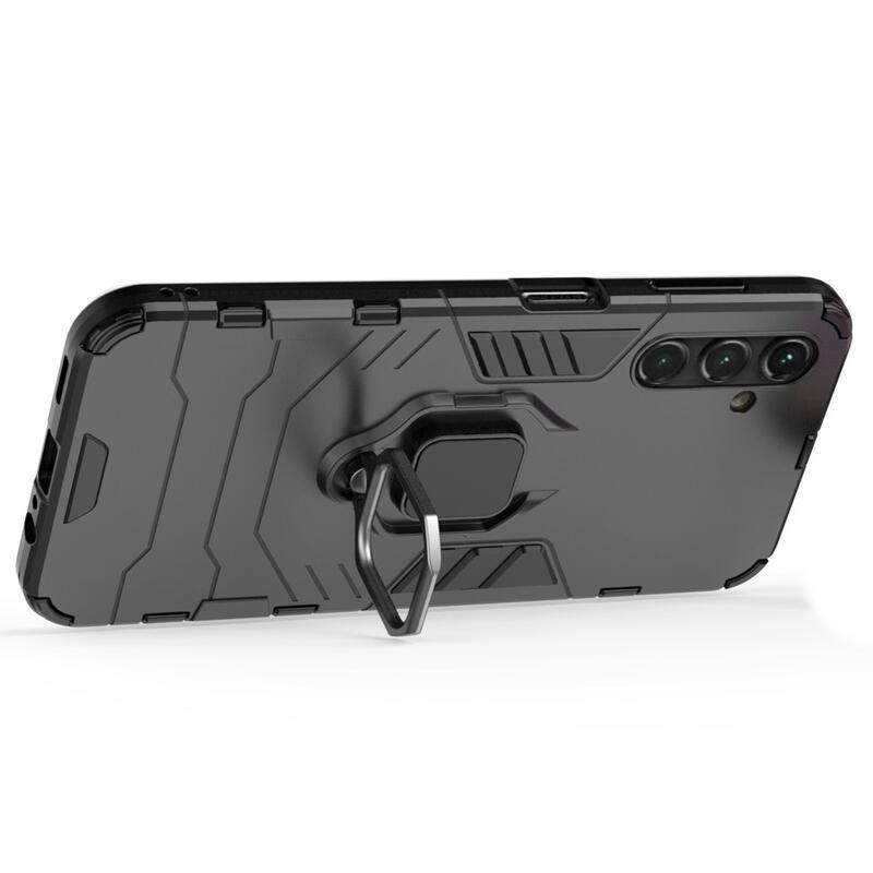 Guardy tartós hibrid borító Samsung Galaxy A14 4G/5G készülékhez - fekete