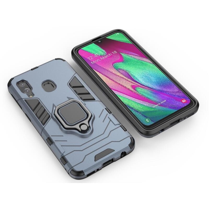 Guardy tartós hibrid borító Samsung Galaxy A40 készülékhez - kék