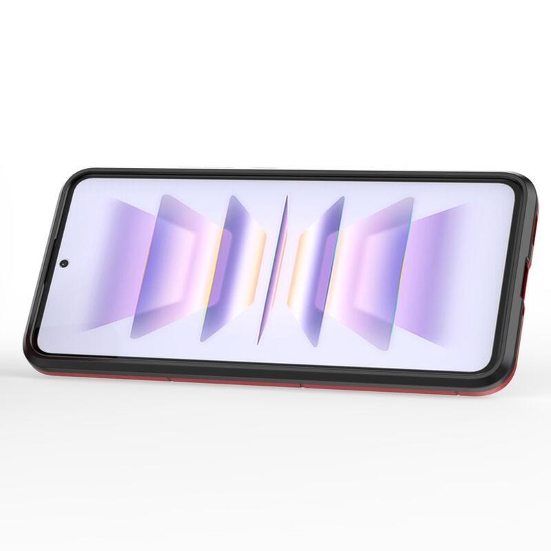 Guardy tartós hibrid borító a Xiaomi Poco F5 Pro-hoz - piros