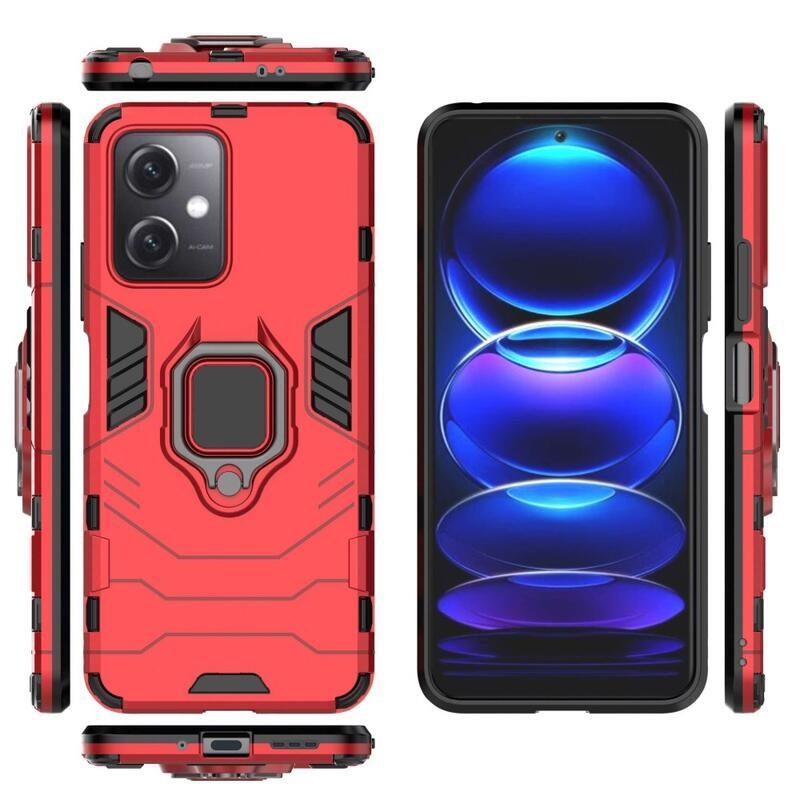 Guardy tartós hibrid borító Xiaomi Redmi Note 12 5G/Poco X5 5G - piros