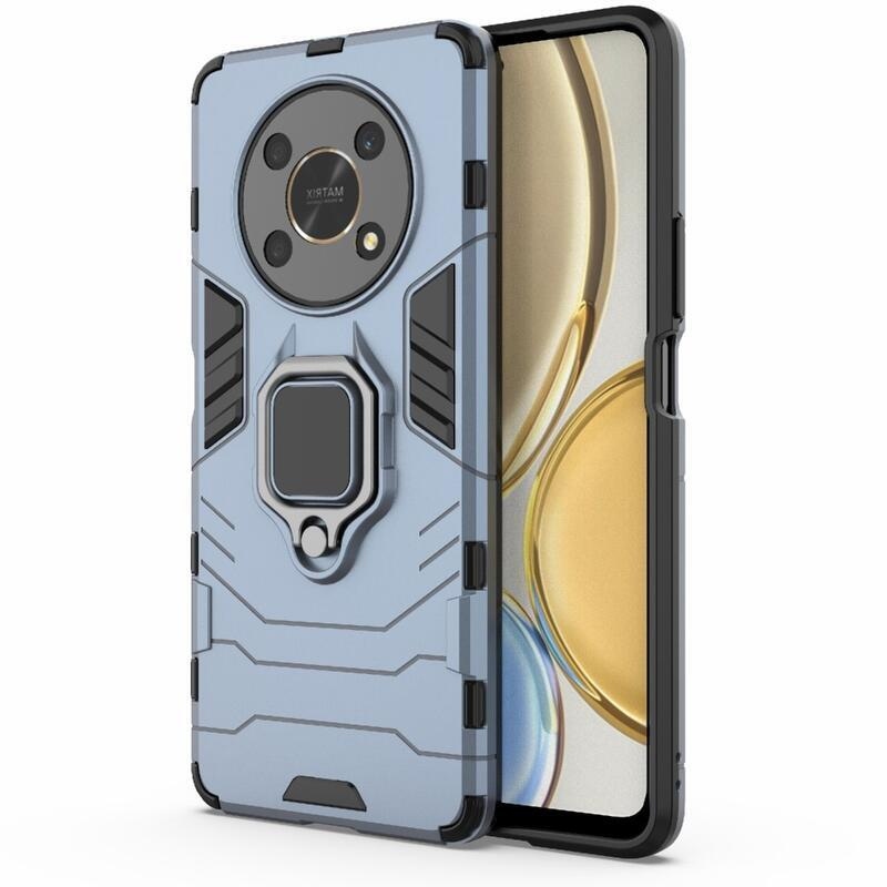 Guardy tartós hibrid borító ujjbeggyel a Honor Magic 4 Lite 5G készülékhez - kék