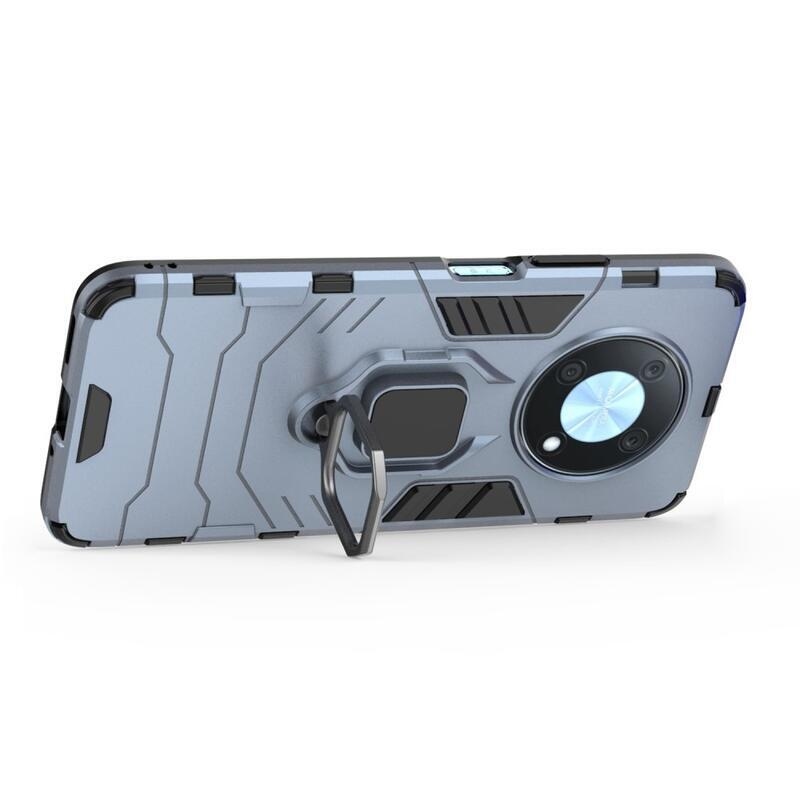 Guardy tartós hibrid borító ujjbeggyel a Huawei Nova Y90 készülékhez - kék