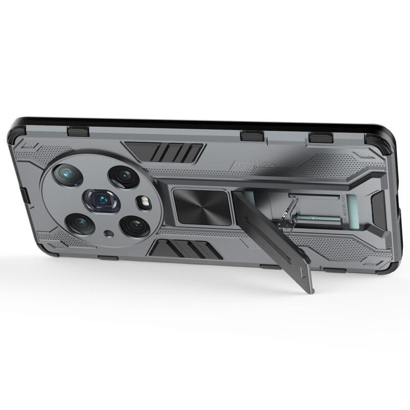 Guardy tartós hibrid borító felhajtható állvánnyal a Honor Magic 4 Pro 5G készülékhez - szürke