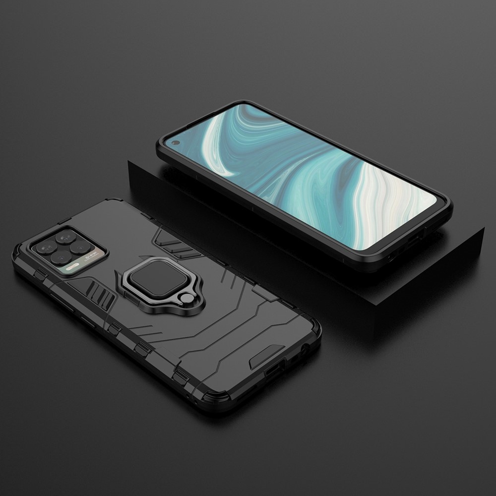 Guardy strapabíró mobiltelefon-tok Realme 8-hoz – fekete