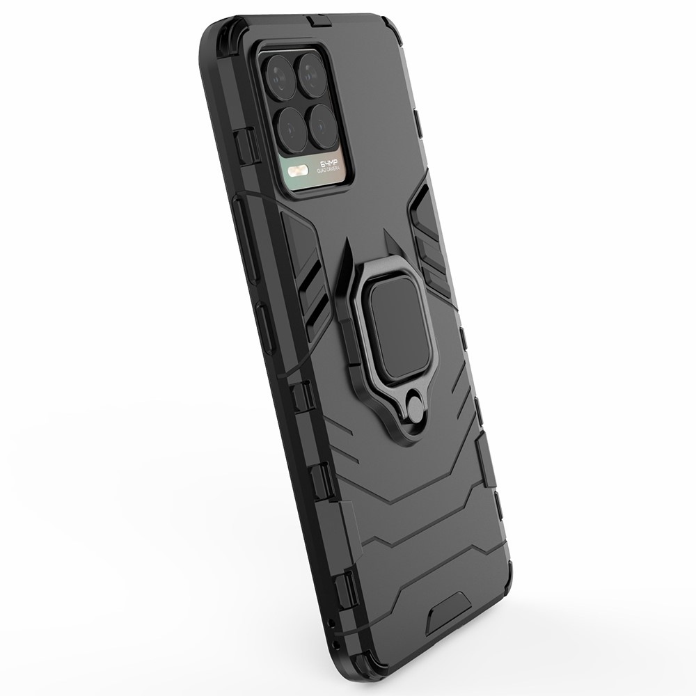 Guardy strapabíró mobiltelefon-tok Realme 8-hoz – fekete