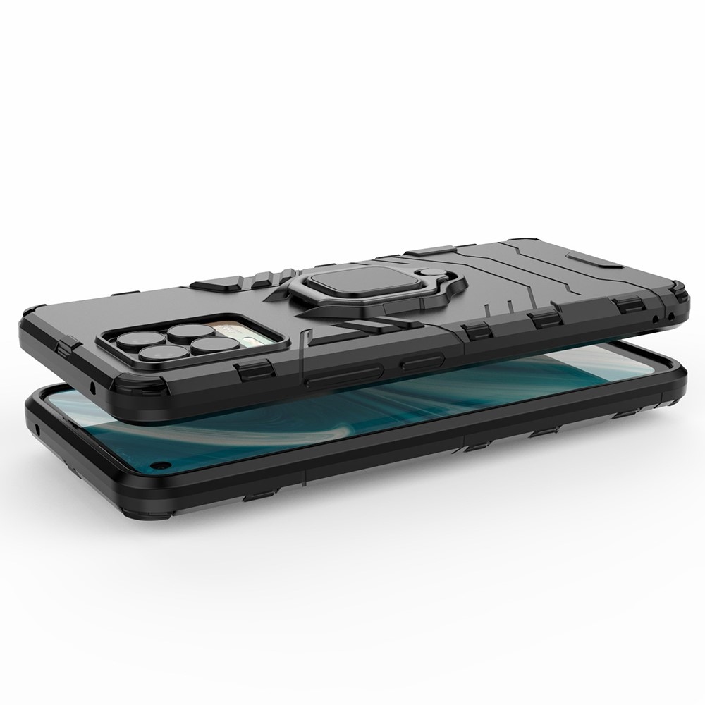 Guardy strapabíró mobiltelefon-tok Realme 8-hoz – fekete