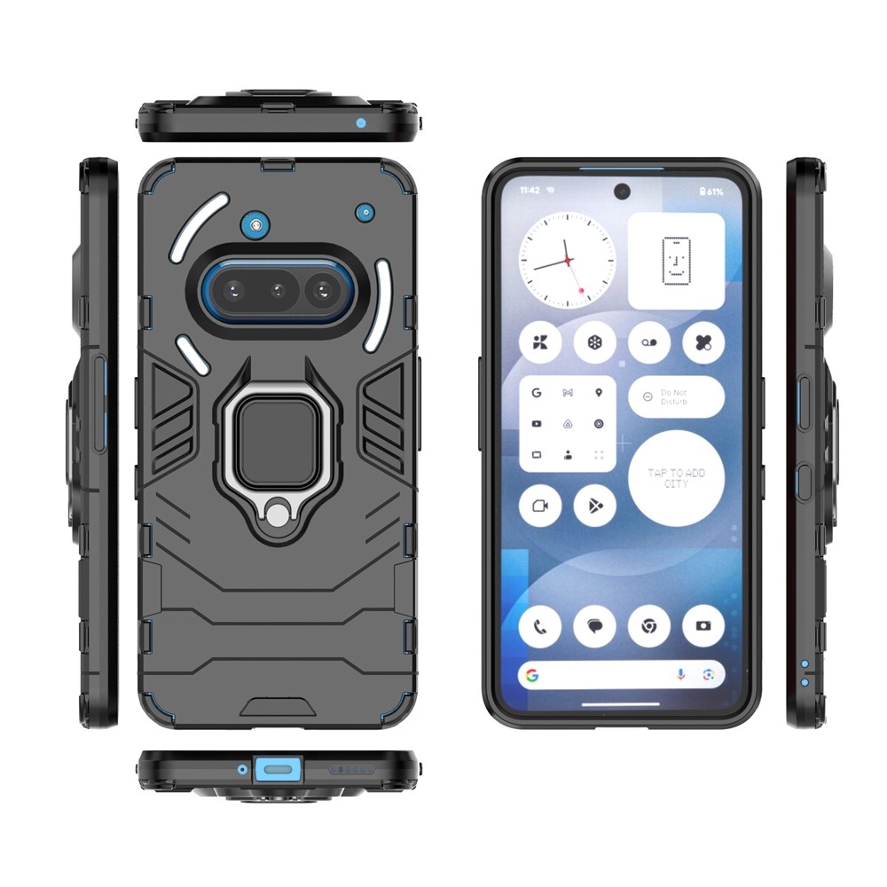 Guardy tartós védőburkolat Nothing Phone (3a) telefonhoz - fekete