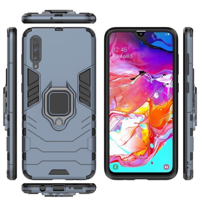 Guardy tartós borító Samsung Galaxy A70 készülékhez - kék