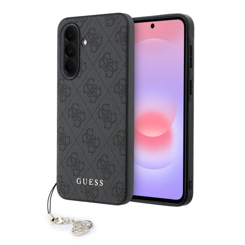 Guess 4G Charm hátlap Samsung Galaxy A37 fekete