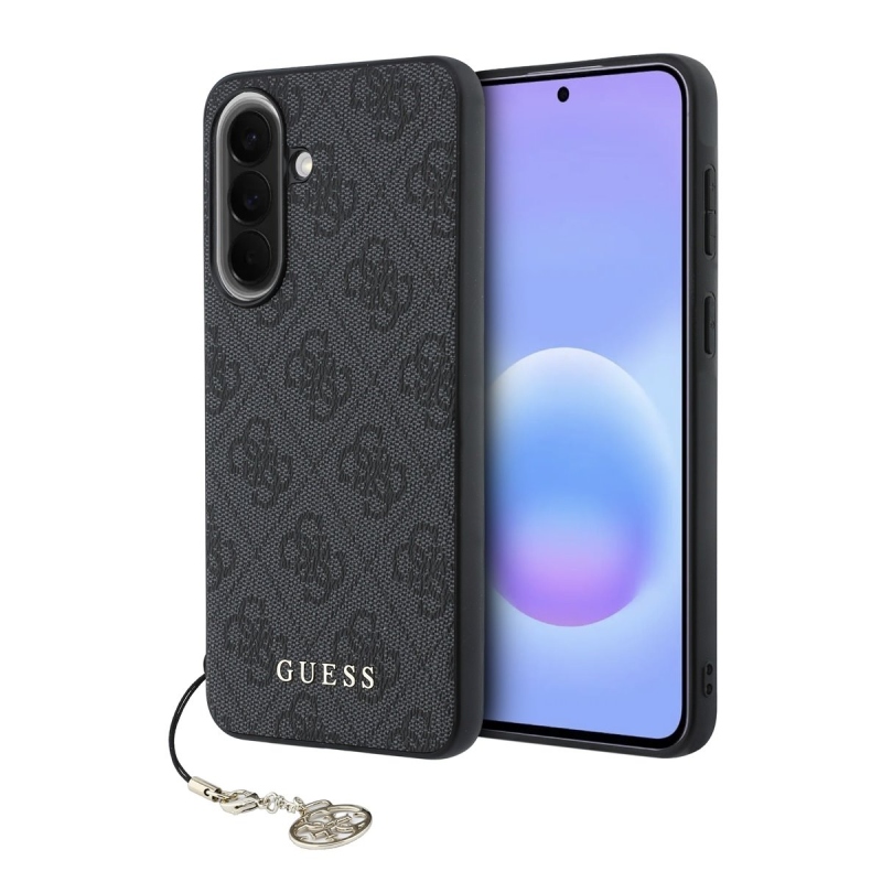 Guess 4G Charm hátlap Samsung Galaxy A57 fekete