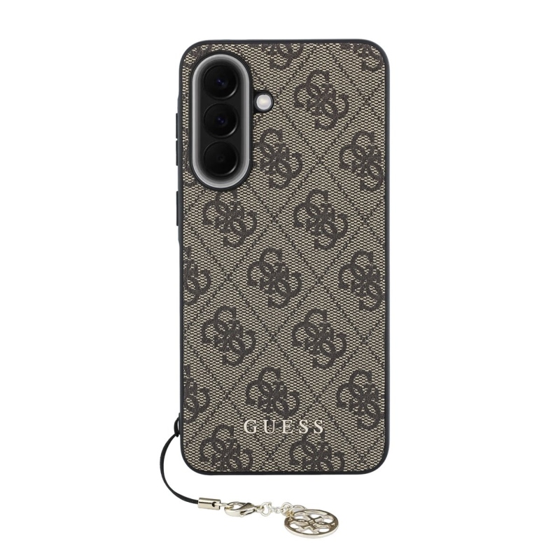 Guess 4G Charm hátlap Samsung Galaxy A57 barna borítóhoz