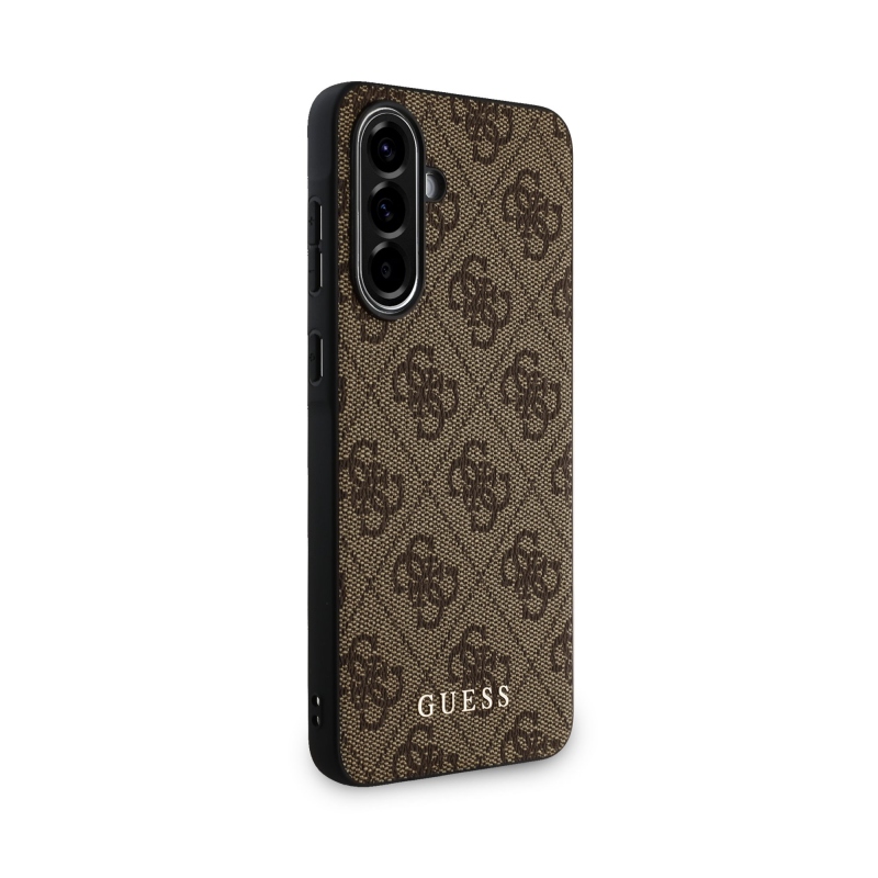 Guess 4G hátlap a Samsung Galaxy A56-hoz Barna