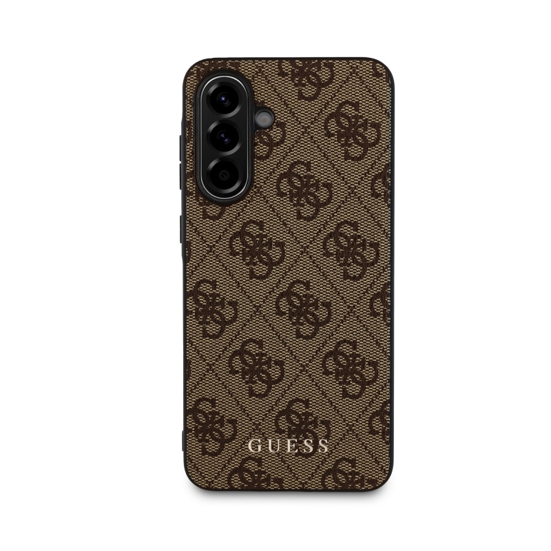 Guess 4G hátlap a Samsung Galaxy A56-hoz Barna