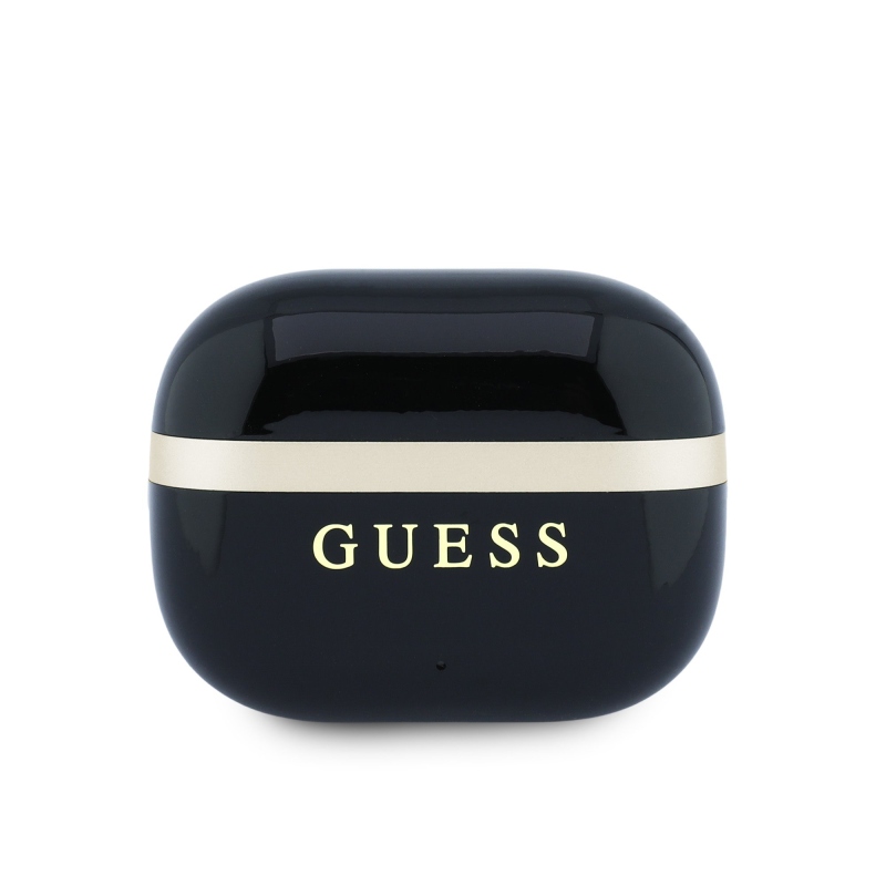 Guess Gold Line Glossy Finish TWS vezeték nélküli fülhallgató, fekete