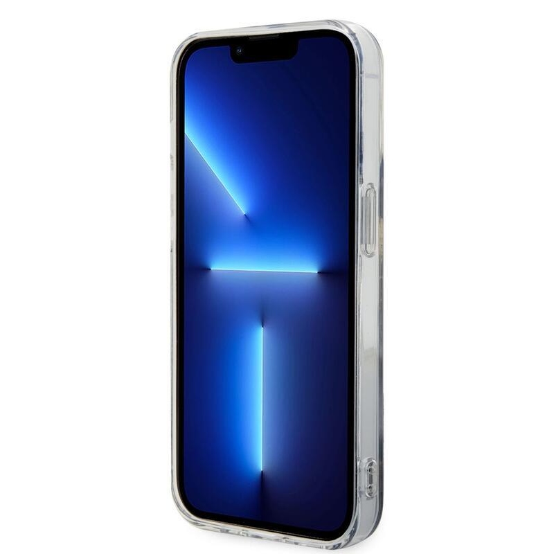 Guess márvány IML zselés tok MagSafe készülékkel iPhone 13 Pro készülékhez - fekete