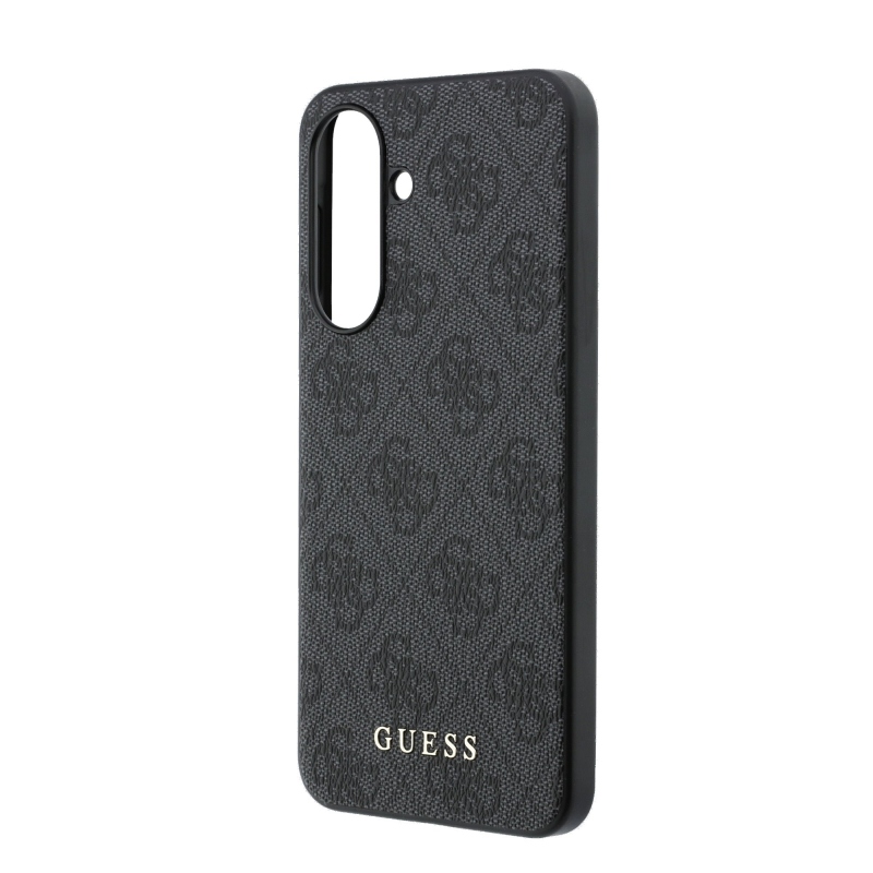 Guess PU 4G fém klasszikus klasszikus klasszikus logó hátlap Samsung Galaxy A37 szürke