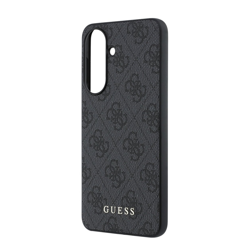 Guess PU 4G fém klasszikus klasszikus klasszikus logó hátlap Samsung Galaxy A57 szürke
