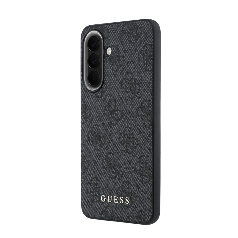Guess PU 4G fém klasszikus klasszikus klasszikus logó hátlap Samsung Galaxy A57 szürke