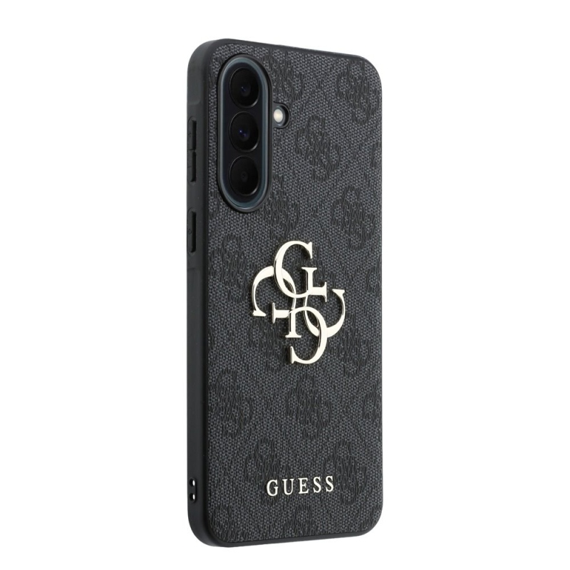 Guess PU 4G fém logó hátlap Samsung Galaxy A37 szürke