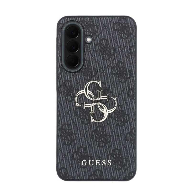 Guess PU 4G fém logó hátlap Samsung Galaxy A37 szürke
