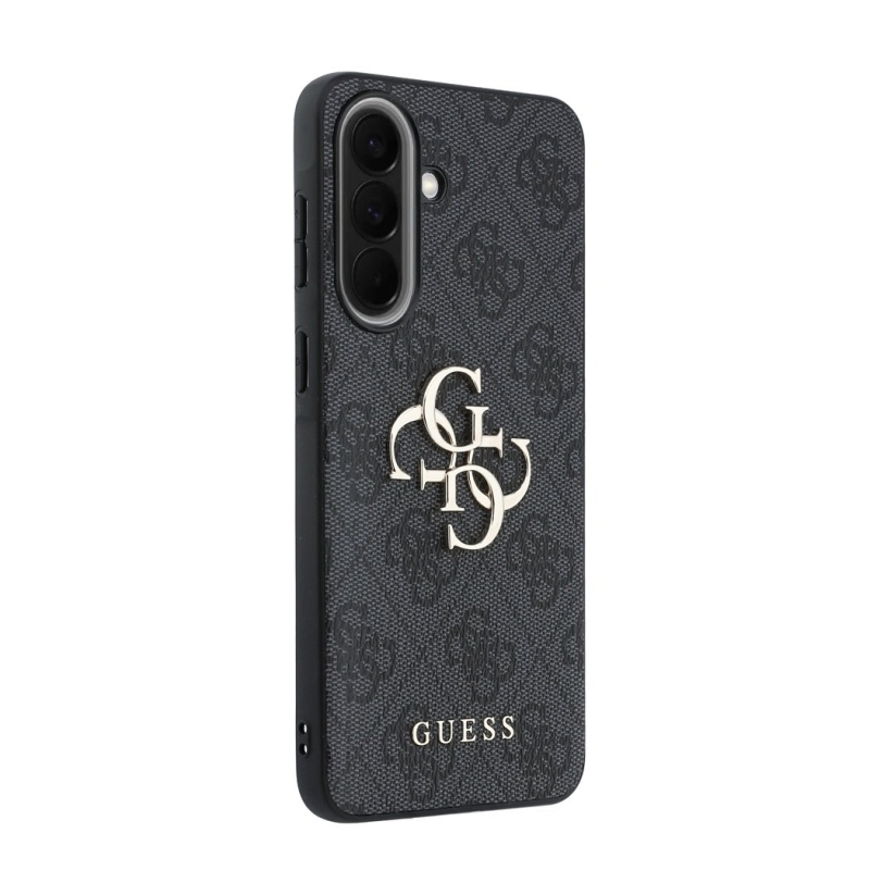 Guess PU 4G fém logó hátlap Samsung Galaxy A57 szürke